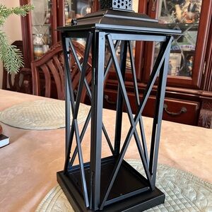 Black Metal Lantern